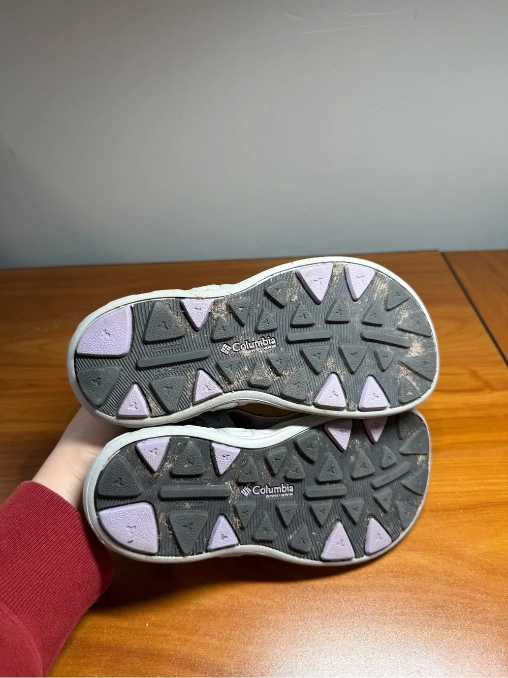 Columbia Techsun Vent Sandal Youth # BY4566‎ 032 Purple Grey Adjustable Size 2